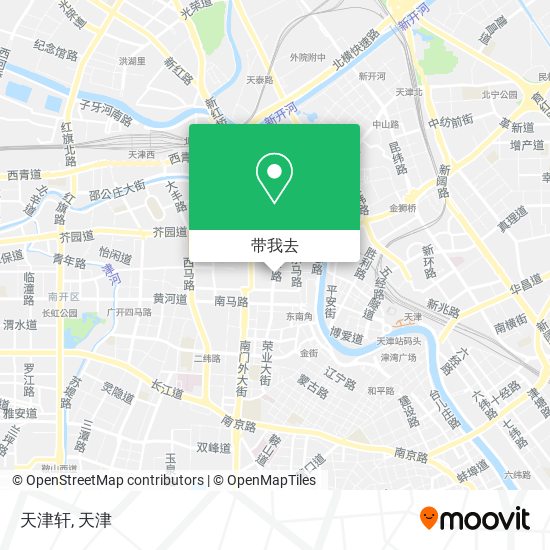 天津轩地图