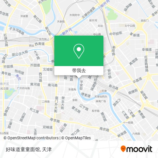 好味道童童面馆地图