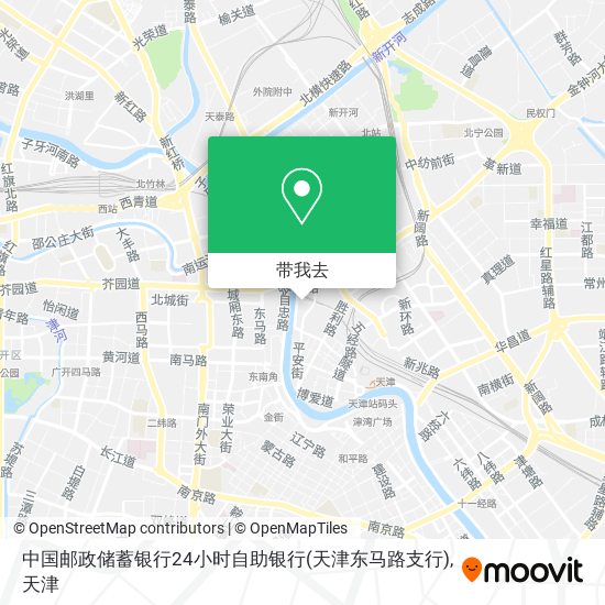 中国邮政储蓄银行24小时自助银行(天津东马路支行)地图