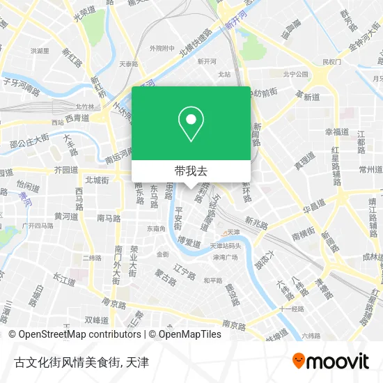 古文化街风情美食街地图