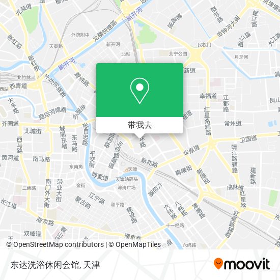 东达洗浴休闲会馆地图