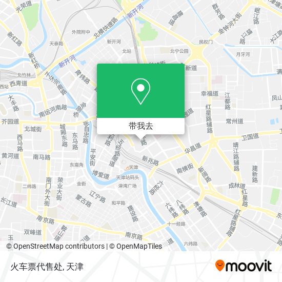 火车票代售处地图