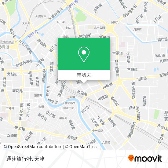 通莎旅行社地图