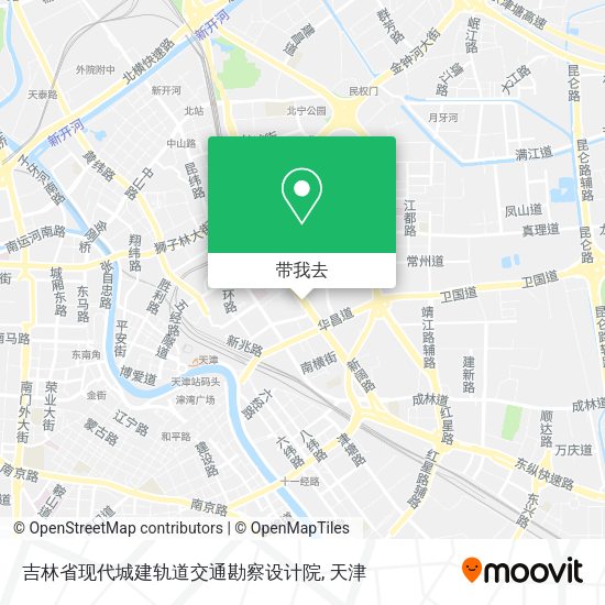 吉林省现代城建轨道交通勘察设计院地图