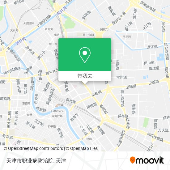 天津市职业病防治院地图