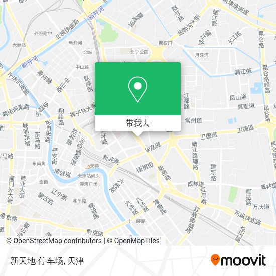 新天地-停车场地图