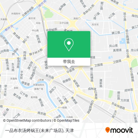 一品布衣汤烤锅王(未来广场店)地图