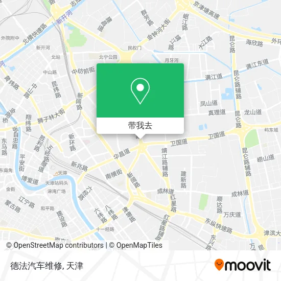 德法汽车维修地图