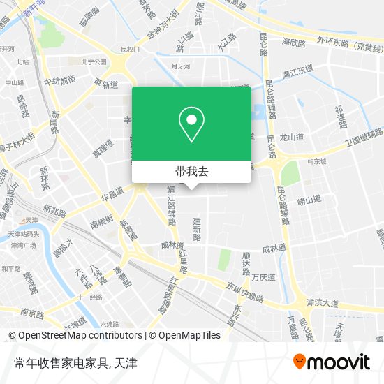 常年收售家电家具地图