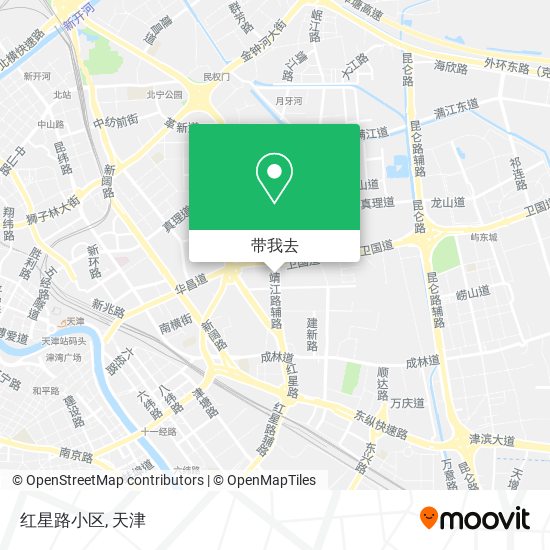 红星路小区地图