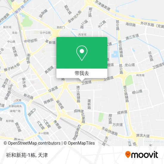 祈和新苑-1栋地图