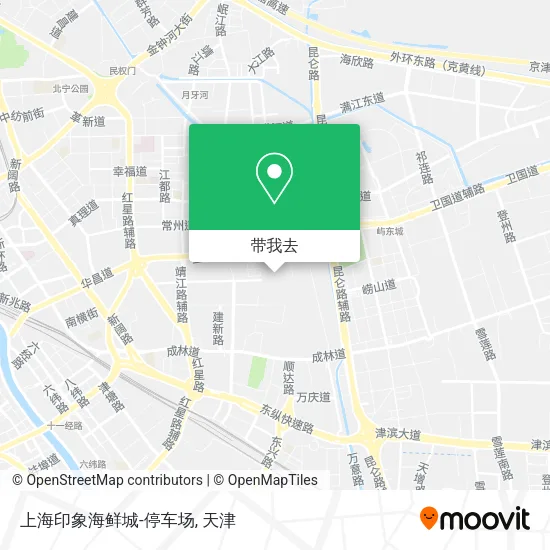上海印象海鲜城-停车场地图