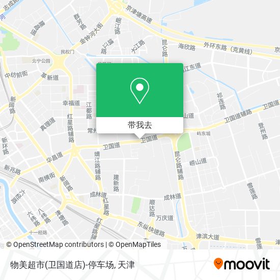 物美超市(卫国道店)-停车场地图