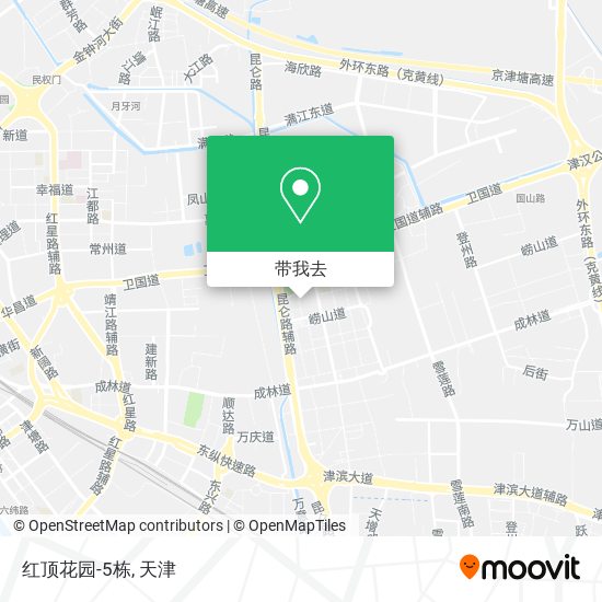 红顶花园-5栋地图