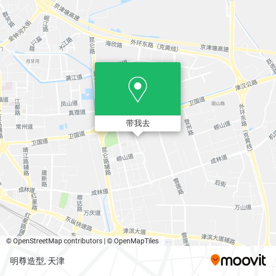 明尊造型地图