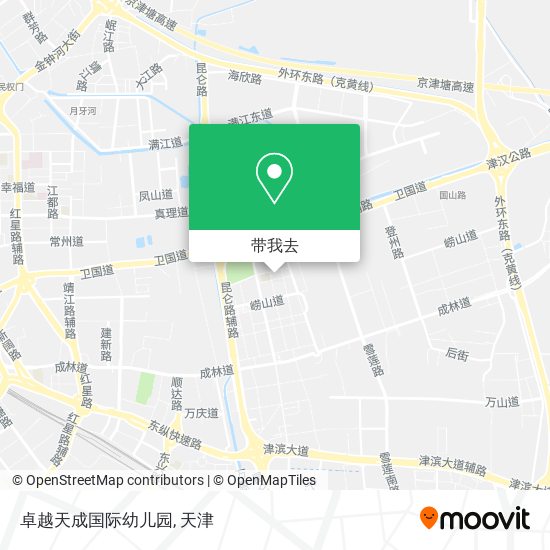 卓越天成国际幼儿园地图