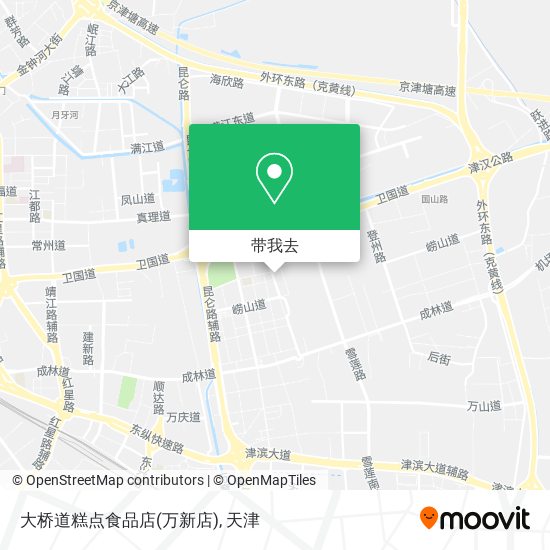 大桥道糕点食品店(万新店)地图