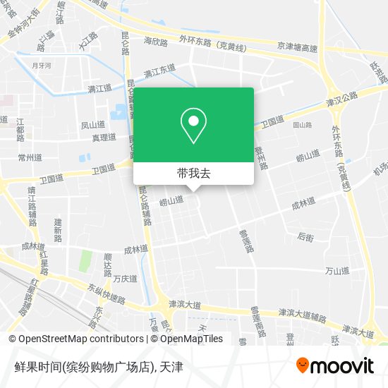 鲜果时间(缤纷购物广场店)地图