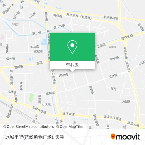 冰城串吧(缤纷购物广场)地图