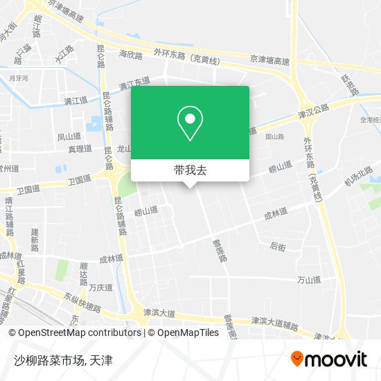 沙柳路菜市场地图