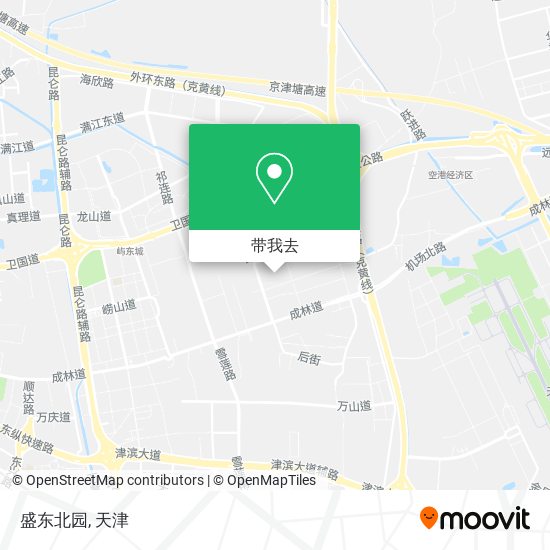 盛东北园地图