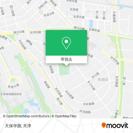 天保华旗地图