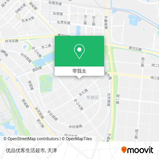 优品优客生活超市地图