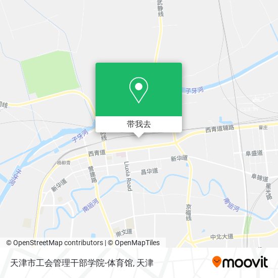 天津市工会管理干部学院-体育馆地图
