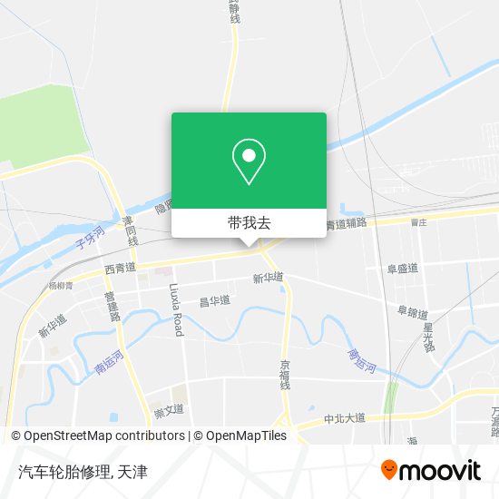 汽车轮胎修理地图