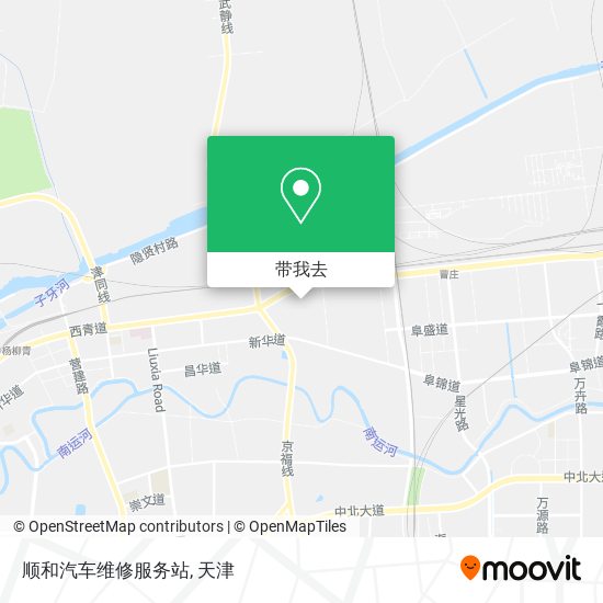 顺和汽车维修服务站地图