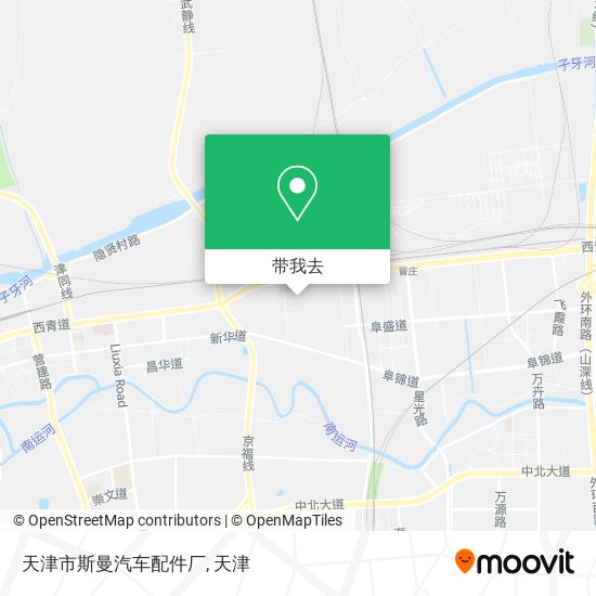 天津市斯曼汽车配件厂地图