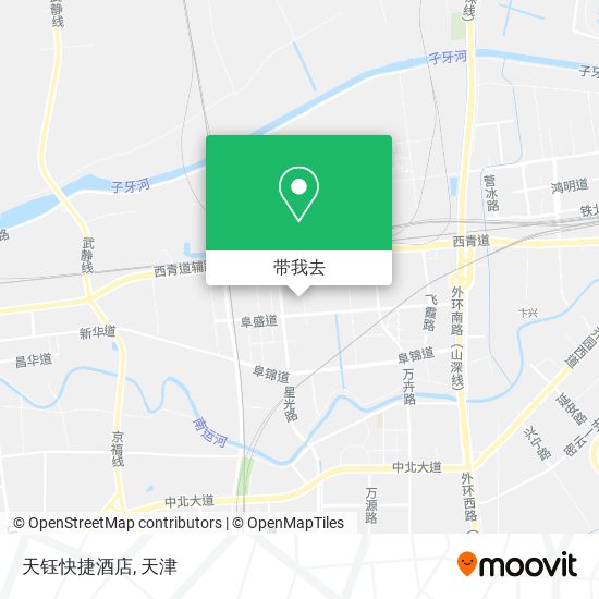 天钰快捷酒店地图