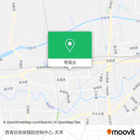 西青区疾病预防控制中心地图