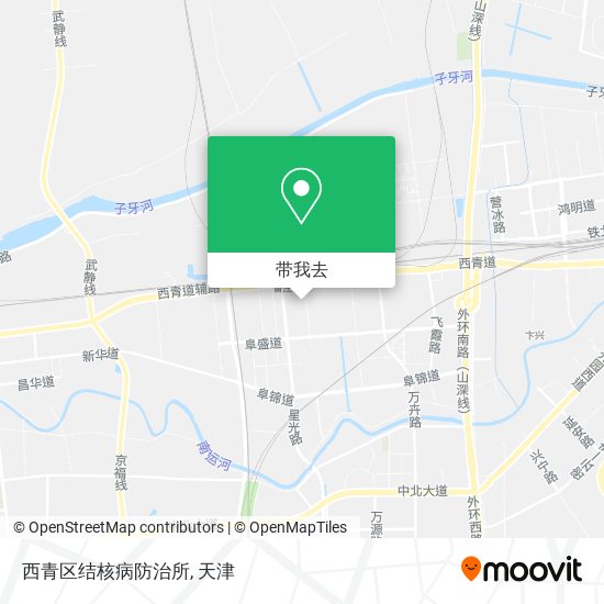 西青区结核病防治所地图
