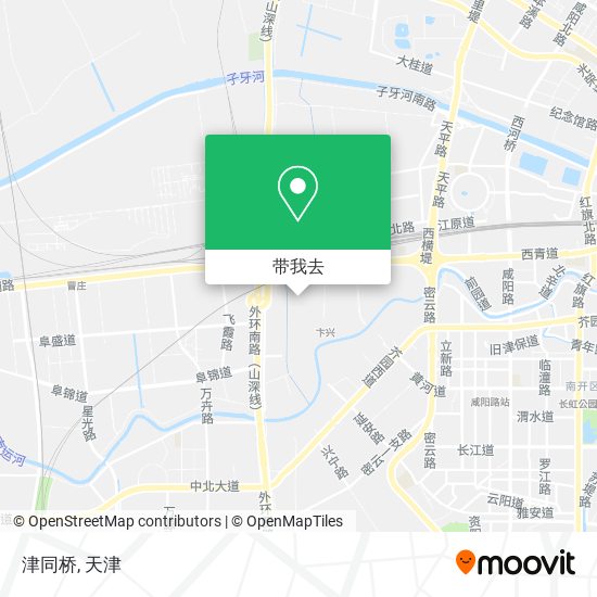 津同桥地图