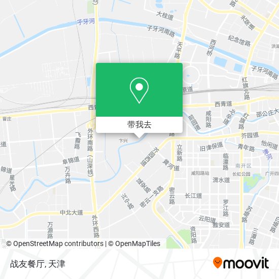 战友餐厅地图