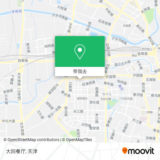 大回餐厅地图