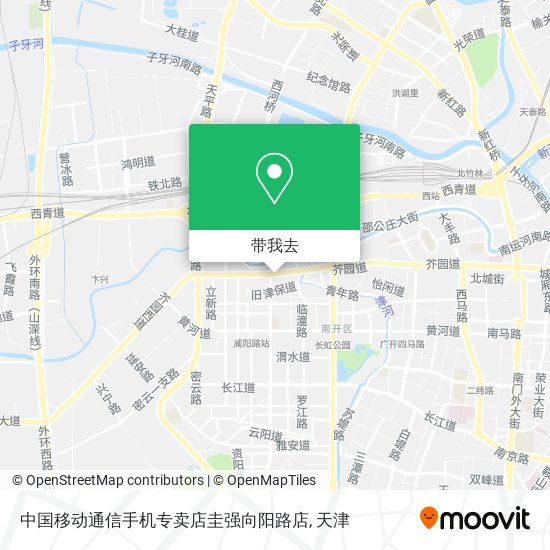 中国移动通信手机专卖店圭强向阳路店地图