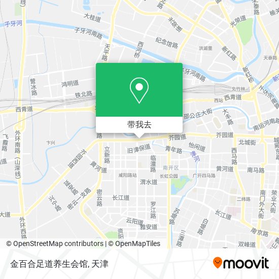 金百合足道养生会馆地图