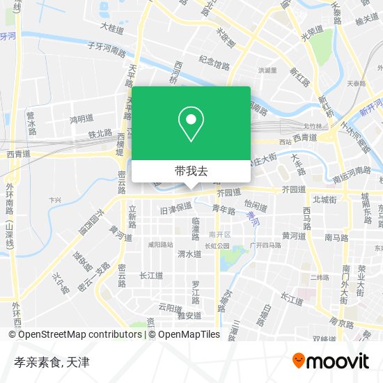 孝亲素食地图