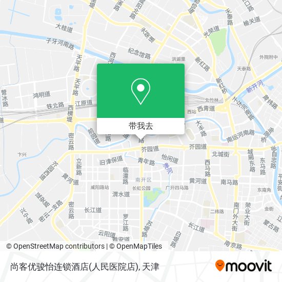 尚客优骏怡连锁酒店(人民医院店)地图