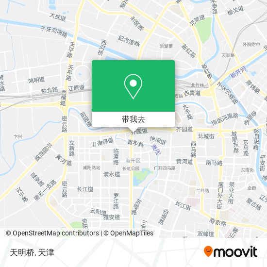 天明桥地图