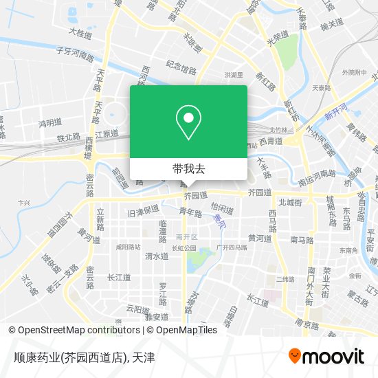顺康药业(芥园西道店)地图