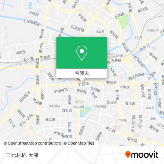三元村桥地图