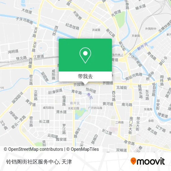 铃铛阁街社区服务中心地图