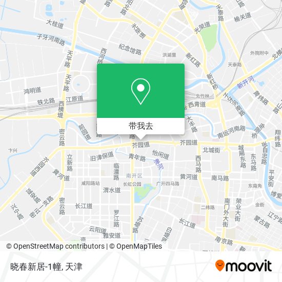 晓春新居-1幢地图
