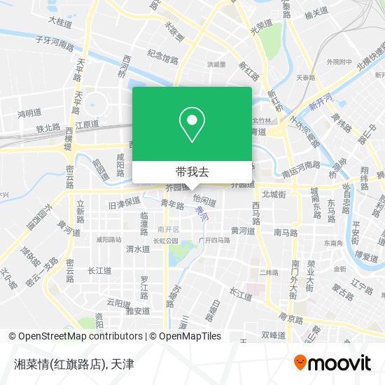 湘菜情(红旗路店)地图