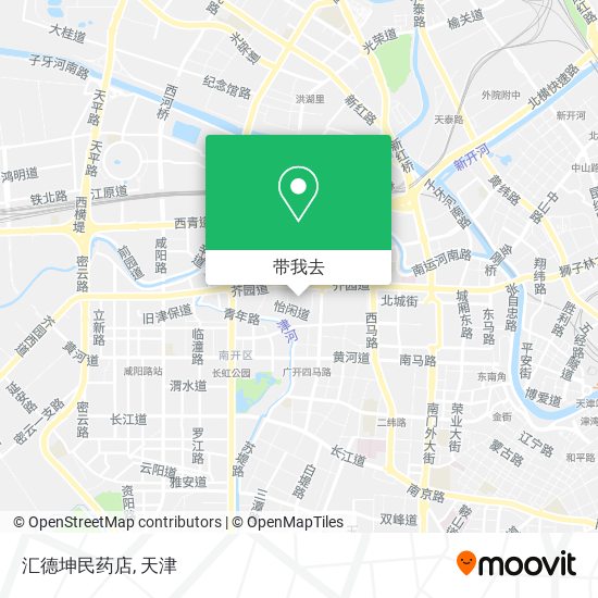 汇德坤民药店地图