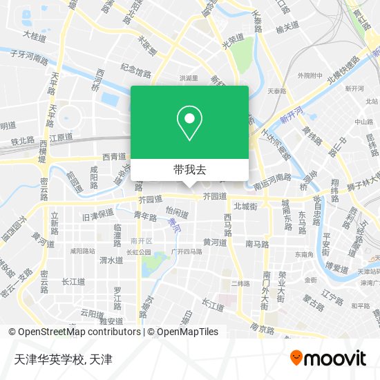 天津华英学校地图