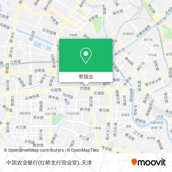 中国农业银行(红桥支行营业室)地图